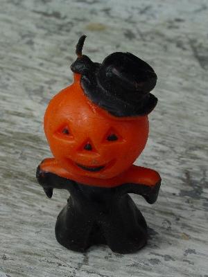 lot vintage figural candles, all Halloween