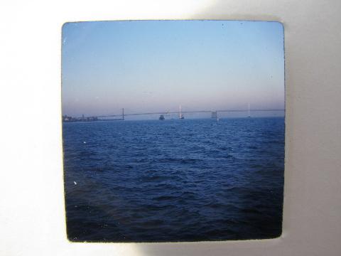 lot vintage slides photos of San Francisco Bay, Golden Gate Bridge, Alcatraz