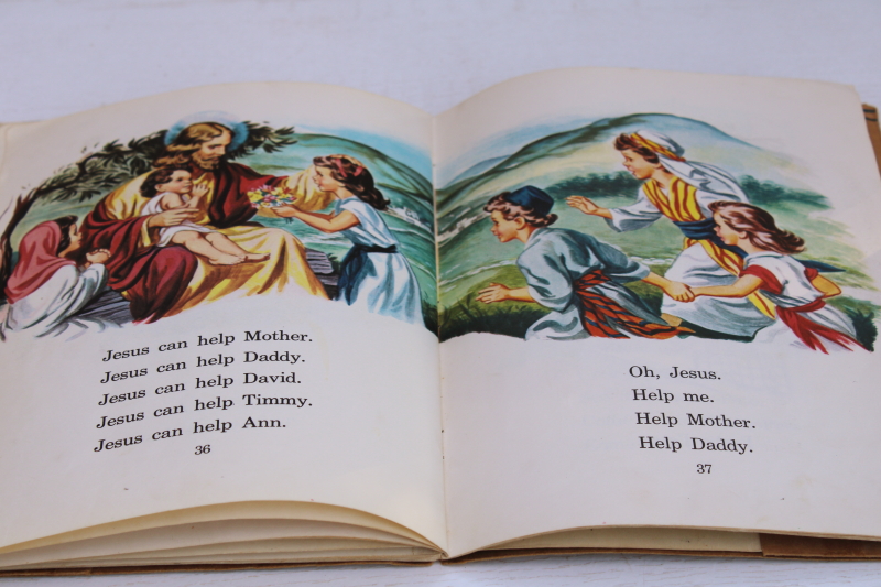 mid century vintage early reader Ginn Faith and Freedom series reading book for Catholic schools