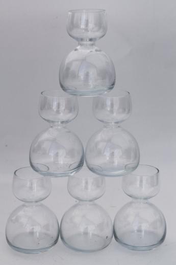 miniature bulb vases, bulb jars / forcing vases for grape hyacinths & small spring bulbs