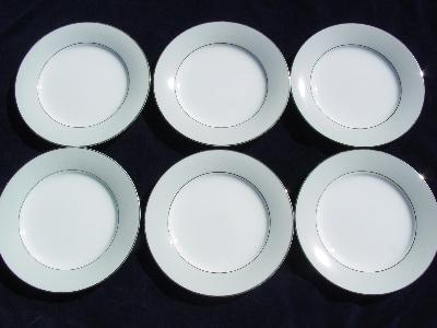 noritake grayburn vintage china plates
