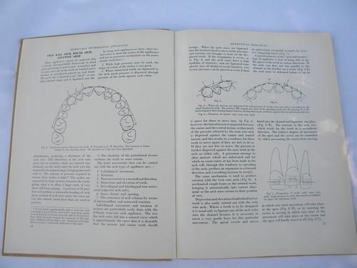 old dentist's technical book designing and building dental braces w/photos