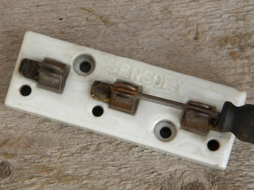 old early electric vintage Sensory knife switch - steambunk lab!
