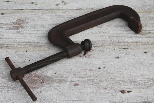 old large C clamp, 6