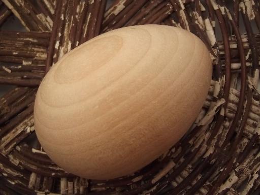 old wood nest eggs collection, rustic primitive vintage wooden eggs lot 