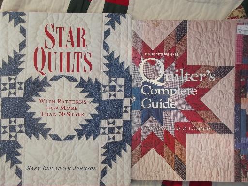 quilting books lot - patchwork quilt blocks, historic / vintage patterns