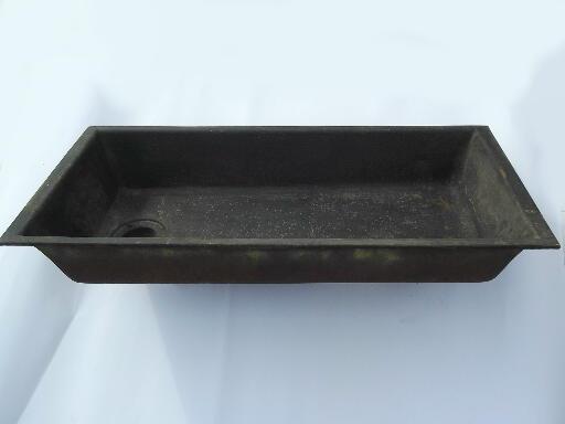 rustic antique cast iron sink, farmhouse laundry sink for kitchen porch