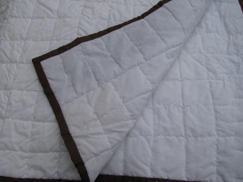 starburst lone star pattern patchwork quilt, hand-stitched, 1950s vintage cotton fabric