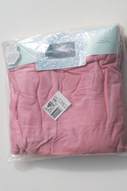 unused Lands End cotton flannel bedding, queen fitted sheets & pillowcases