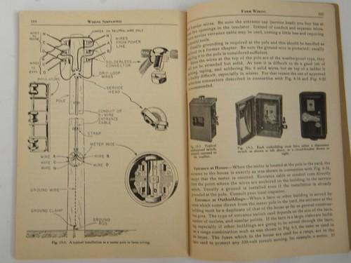 vintage 1946 architectural & industrial electrical wiring for home & farm
