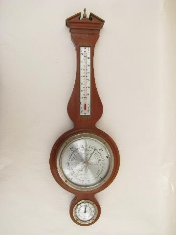vintage Airguide barometer/thermometer/hygrometer for weather prediction