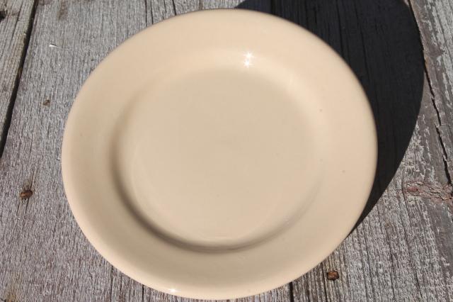 vintage Buffalo china adobe cafe tan ironstone restaurant ware diner plates