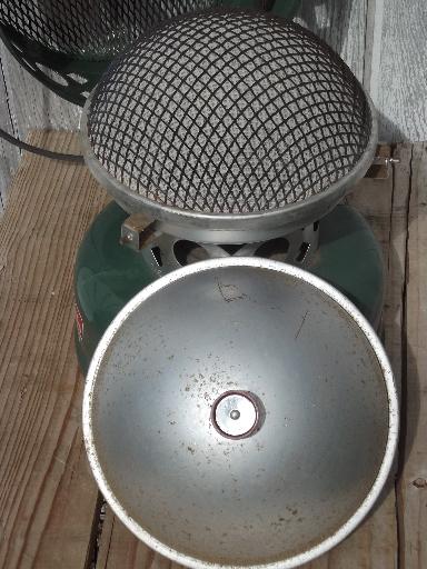 vintage Coleman catalytic camping heater, 3500 btu model 512a
