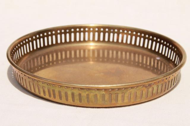 Vintage Brass Tray 70