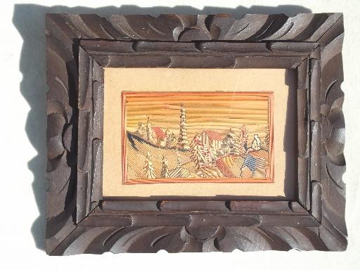 Mexican Carved Wood Frames