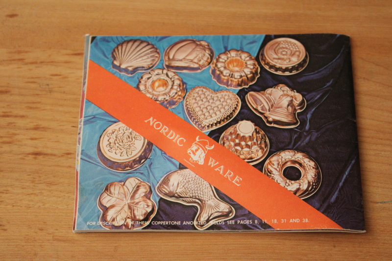 vintage Nordic Ware catalog booklet, cookbook of Old World  American recipes holiday baking etc