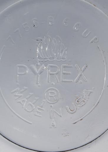 vintage Pyrex flameware 7756-B stovetop percolator, clear glass coffee pot 