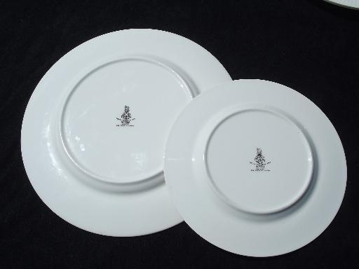 vintage Royal Doulton England china Fairfax dinner and salad plates lot