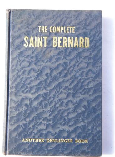 vintage The Complete Saint Bernard w/many dog photos&illustrations