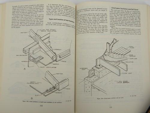 vintage USDS Wood-Frame house construction handbook for carpenters