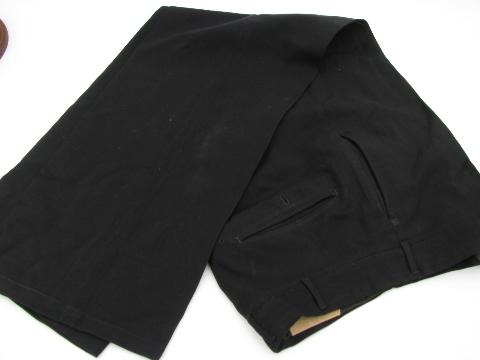 vintage United States Navy coat & pants w/metal bullion patch & stripes