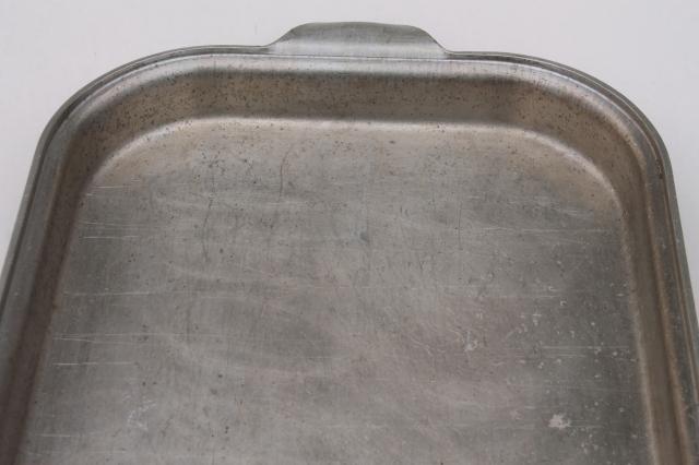 vintage Wear Ever aluminum baking dish / roaster cover for large roasting pan 818 918
