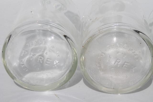 vintage glass lab chemical bottles, old apothecary bottle lot, pharmacy medicine bottles