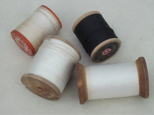 vintage heavy duty thread, for leather work, canvas sewing, buttons