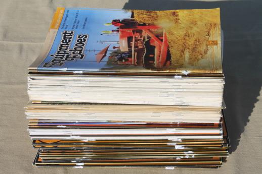 vintage magazine back issues lot farm collector tractor equipment & antique engine magazines