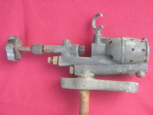 vintage old brass blow torch plumber tool w/extra bronze burner