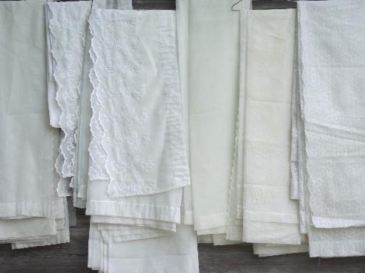 vintage  sheer summer curtains, unsorted estate lot vintage drapes & sheers 