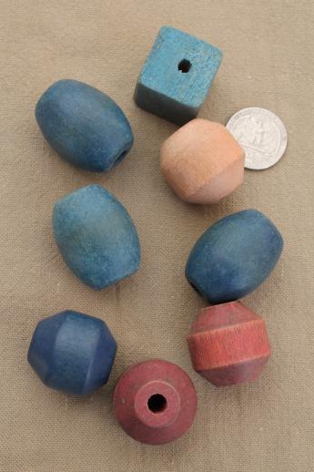 wood stringing beads