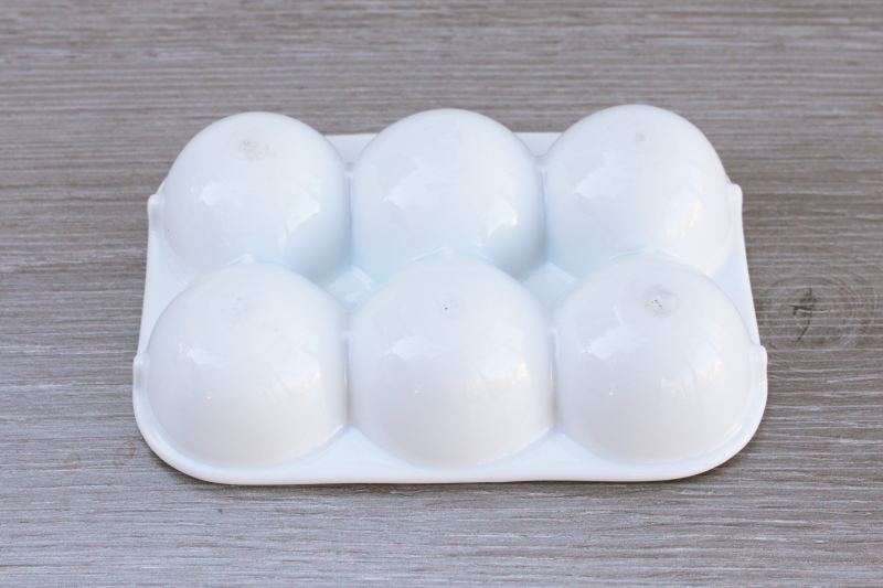 white porcelain egg holder, modern farmhouse ironstone china egg carton shape tray