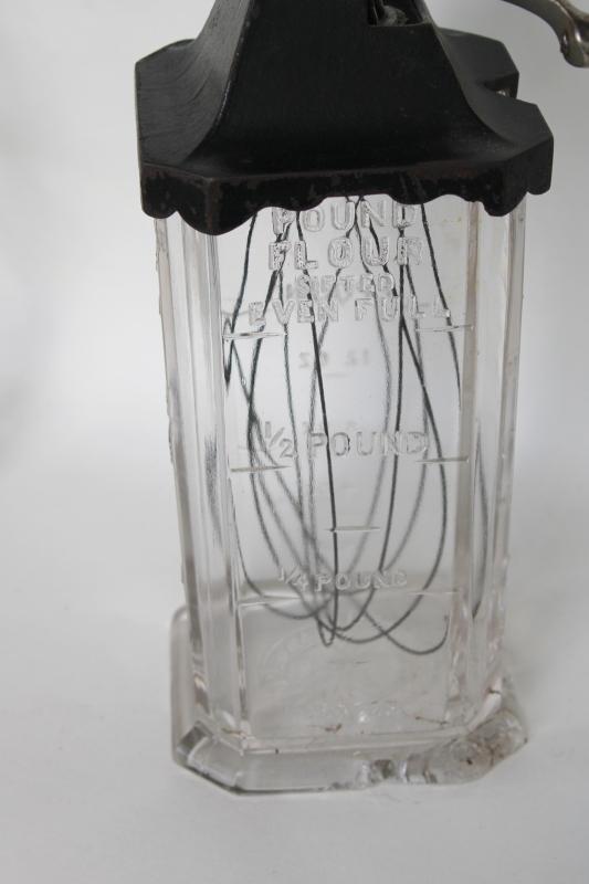 1800s vintage beater jar egg whip whisk drink mixer Silver's - Brooklyn