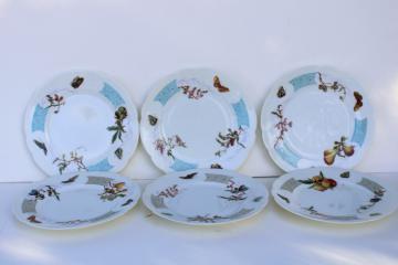Set of 2 Charles Field Haviland  Limoges France CFH GDM Porcelain Bone Dishes