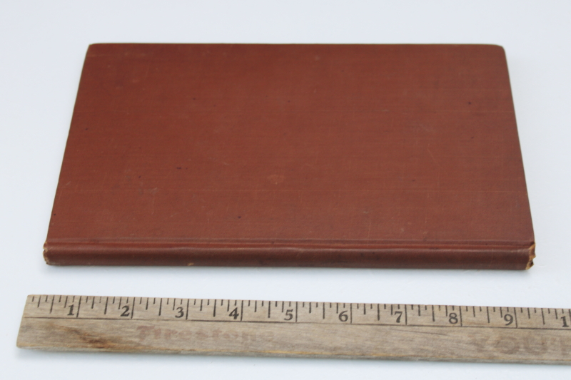 1890s antique Victorian book Goodyears Bookkeeping, business school ledger examples brown cloth cover