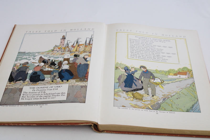 1920s vintage Maud  Miska Petersham Tales from Holland St Nicholas Dutch folk stories