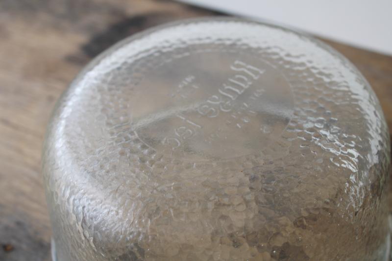 1930s vintage depression era kitchen glassware, McKee Range-tec heat proof sauce pan