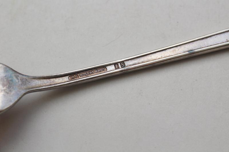 1930s vintage silverplate flatware, First Love International Silver 1847 Rogers