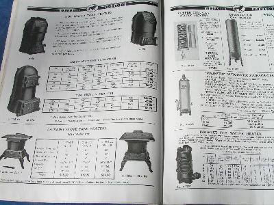 1930s wholesale hardware catalog with advertising graphics
