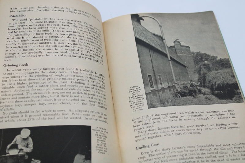 1940s 50s vintage Hoards Dairyman books farm livestock feeds feeding cattle, swine, poultry