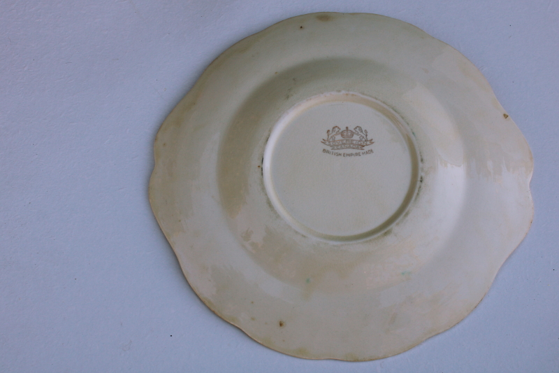 1940s vintage Sovereign Canada British Empire Made china plate ...