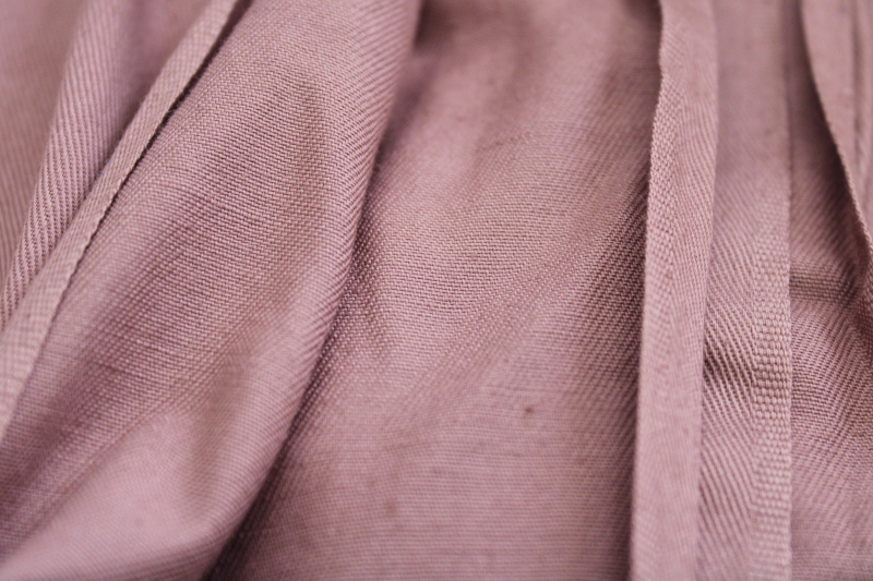 1940s vintage mauve pink soft washed cotton twill chino fabric 10 yards