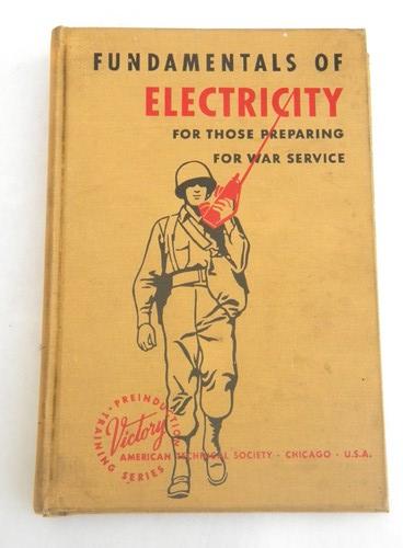 1943 WWII Service Training electricity handbook illustrations/photos