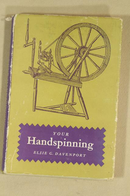 1950s copy Sylvan Press Your Handspinning / Davenport, diagram illustrations