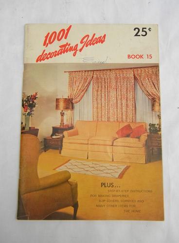 1950s vintage home sewing books/curtains/drapes/upholstered furniture etc