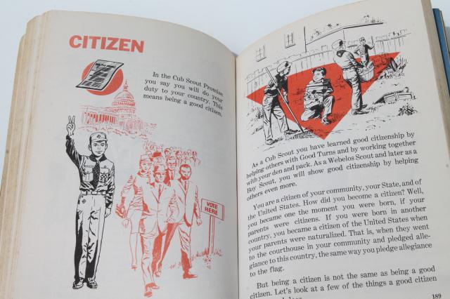 1960s vintage Webelos Scout handbook Boy Scouts guide book manual dated 1969