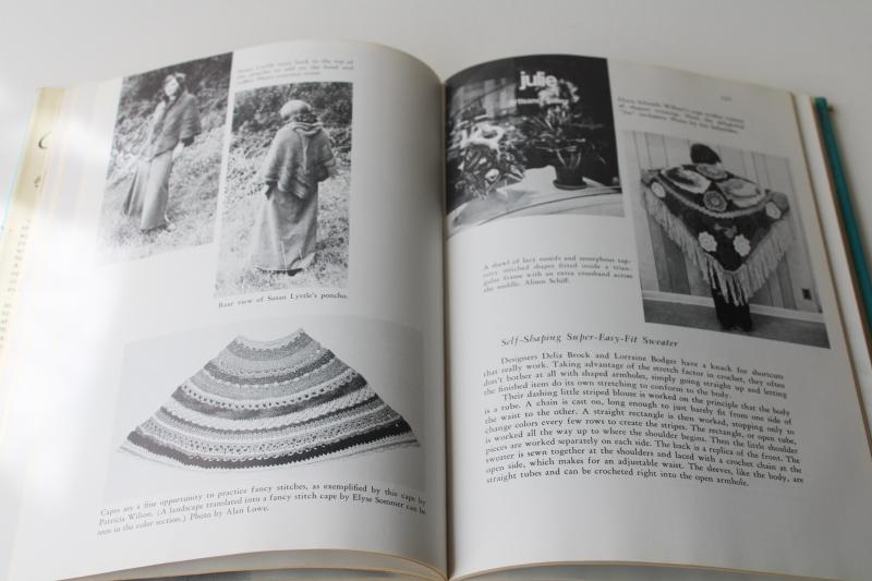 1970s hippie vintage New Look at Crochet book, art crocheting, yarn sculptures