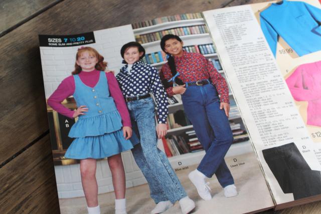 1991 Sears Christmas Wish book catalog, 90s fashion clothes, toys, electronics