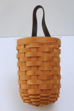 2002 Longaberger gatehouse hanging basket, vintage door basket